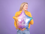 Ladda upp bild till gallerivisning, Foil balloon Happy Birthday, 40cm, mix
