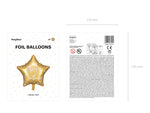 Ladda upp bild till gallerivisning, Foil balloon Happy Birthday, 40cm, gold
