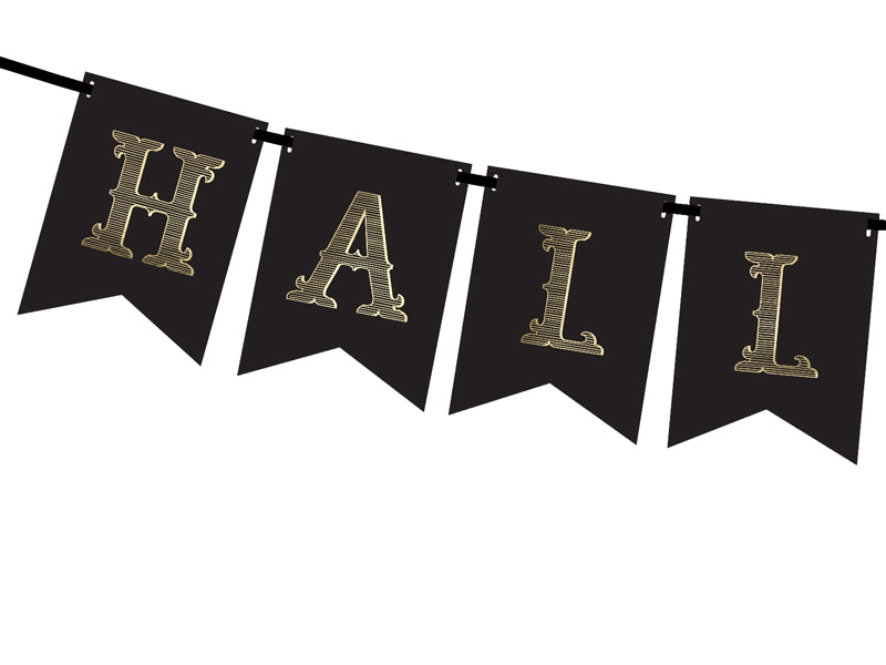 Banner Halloween, black, 20x175 cm