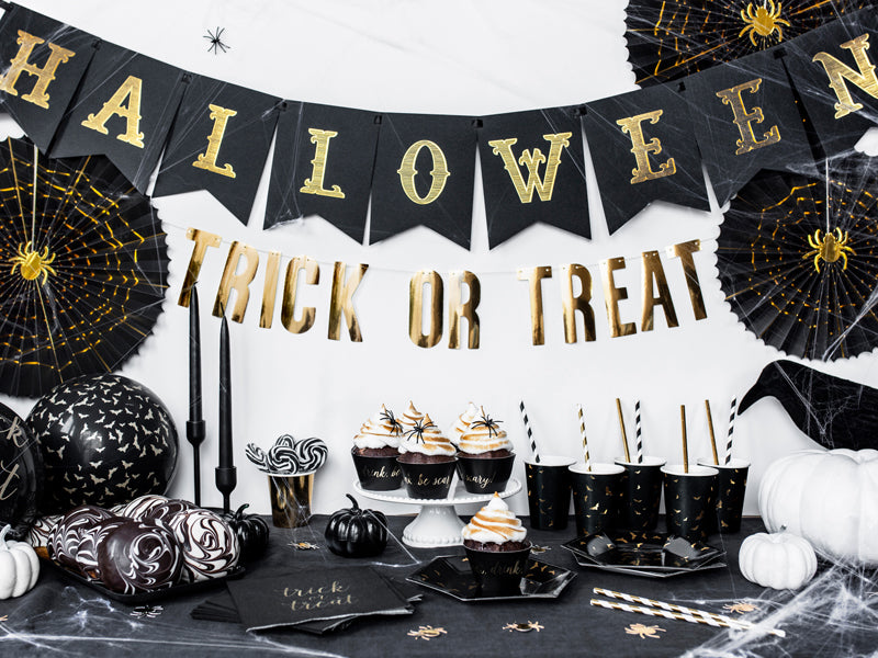 Banner Halloween, black, 20x175 cm