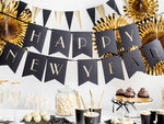 Ladda upp bild till gallerivisning, Banner Happy New Year, black, 15 x 170 cm
