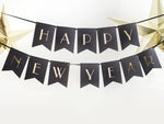 Ladda upp bild till gallerivisning, Banner Happy New Year, black, 15 x 170 cm
