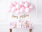 Ladda upp bild till gallerivisning, Banner Happy Birthday, rose gold, 16.5x62cm
