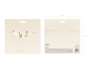 Banner Lovely Swan, mirror gold, 64x21.3cm