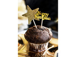 Ladda upp bild till gallerivisning, Confetti Happy New Year, gold, 4 x 2cm, 3g
