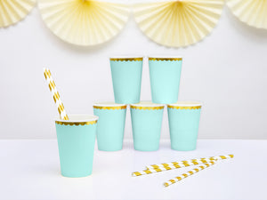 Cups, mint, 220ml (1 pkt / 6 pc.)