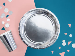 Cups, silver, 220ml (1 pkt / 6 pc.)