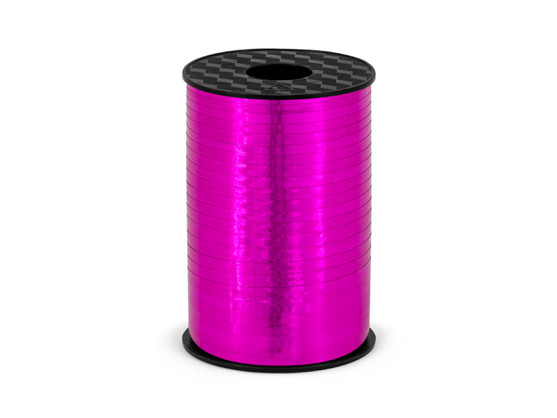 Plastic ribbon, dark pink, 5mm/225m