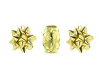 Ladda upp bild till gallerivisning, Set of ribbons and rosettes, gold, mix (1 pkt / 3 pc.)
