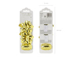 Ladda upp bild till gallerivisning, Set of ribbons and rosettes, gold, mix (1 pkt / 3 pc.)
