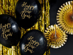 Ladda upp bild till gallerivisning, Balloons 30cm, Happy New Year, Pastel Black (1 pkt / 6 pc.)

