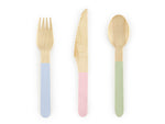 Ladda upp bild till gallerivisning, Wooden Cutlery, mix, 16cm (1 pkt / 18 pc.)
