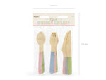 Ladda upp bild till gallerivisning, Wooden Cutlery, mix, 16cm (1 pkt / 18 pc.)
