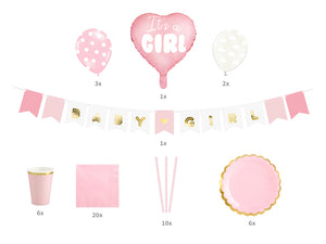 Party decorations set - It's a girl