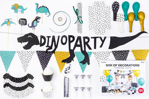 Party decorations set - Dinosaurs