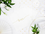Ladda upp bild till gallerivisning, Napkins Love, gold, 33x33cm (1 pkt / 20 pc.)

