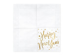 Ladda upp bild till gallerivisning, Napkins Happy New Year, white, 33x33cm (1 pkt / 20 pc.)
