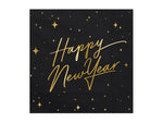 Ladda upp bild till gallerivisning, Napkins Happy New Year, black, 33x33cm (1 pkt / 20 pc.)
