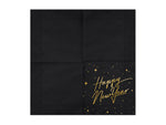 Ladda upp bild till gallerivisning, Napkins Happy New Year, black, 33x33cm (1 pkt / 20 pc.)
