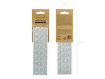 Ladda upp bild till gallerivisning, Paper straws, light blue, 19.5cm (1 pkt / 10 pc.)

