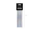 Ladda upp bild till gallerivisning, Paper Straws, iridescent, 19.5cm (1 pkt / 10 pc.)
