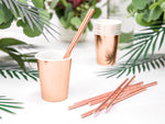 Ladda upp bild till gallerivisning, Paper Straws, rose gold, 19.5cm (1 pkt / 250 pc.)
