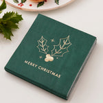 Ladda upp bild till gallerivisning, Green Merry Christmas Cocktail Napkins
