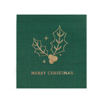 Ladda upp bild till gallerivisning, Green Merry Christmas Cocktail Napkins
