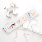 Ladda upp bild till gallerivisning, Rose Gold Mum to be Baby Shower Sash
