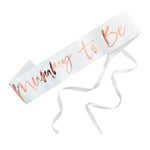 Ladda upp bild till gallerivisning, Rose Gold Mum to be Baby Shower Sash
