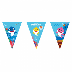 Triangle Flag Banner - Baby Shark