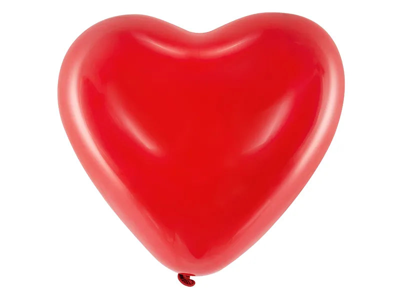 Balloons 16'' Hearts, Pastel red