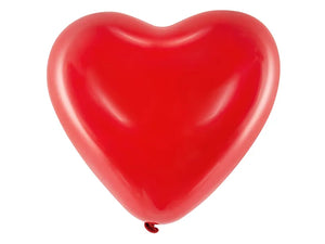 Balloons 16'' Hearts, Pastel red