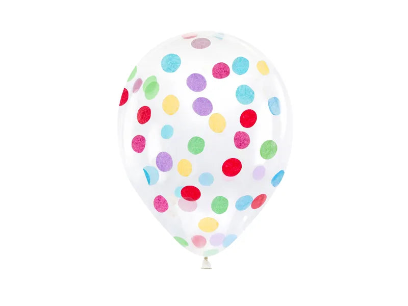 Confetti balloons - circles, 30cm, mix