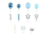 Ladda upp bild till gallerivisning, Balloon bouquet Number &#39;&#39;1&#39;&#39;, blue, 90x140cm
