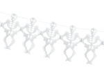 Ladda upp bild till gallerivisning, Tissue garland Skeletons, white, 3m
