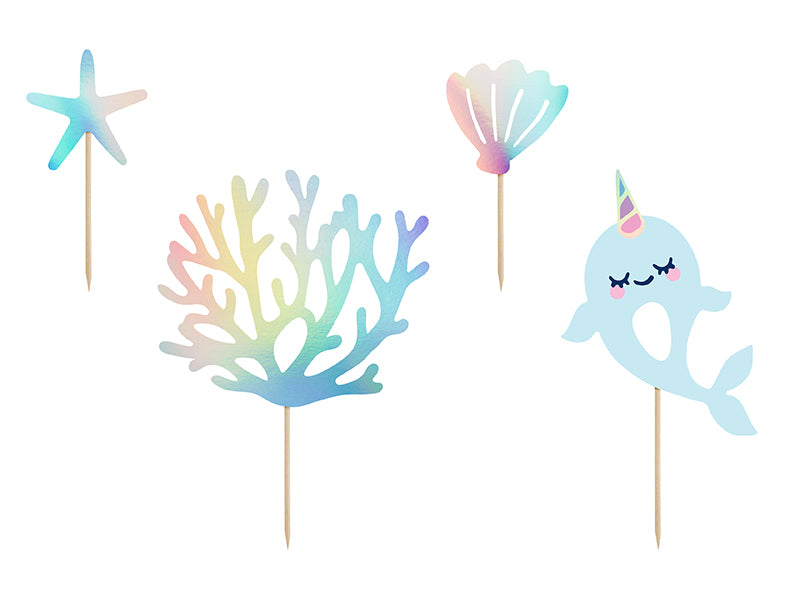 Toppers Narwhal, mix, 10-15.5cm