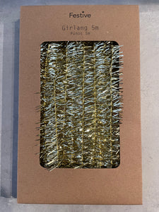 Guld/Silver Glitter 5m x 2,5cm