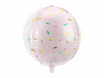 Ladda upp bild till gallerivisning, Foil balloon Ball - Sprinkle, 40cm, light pink
