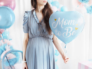 Foil balloon Mom to Be, 35cm, blue