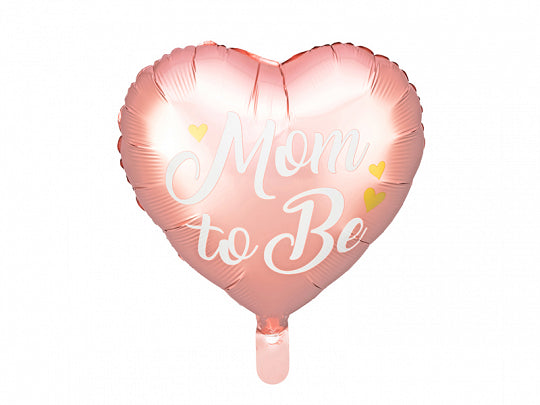 Foil balloon Mom to Be, 35cm, pink