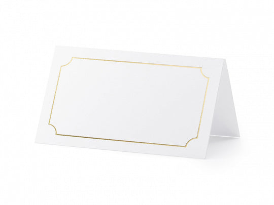 Place cards - Frame, gold, 9.5x5.5cm